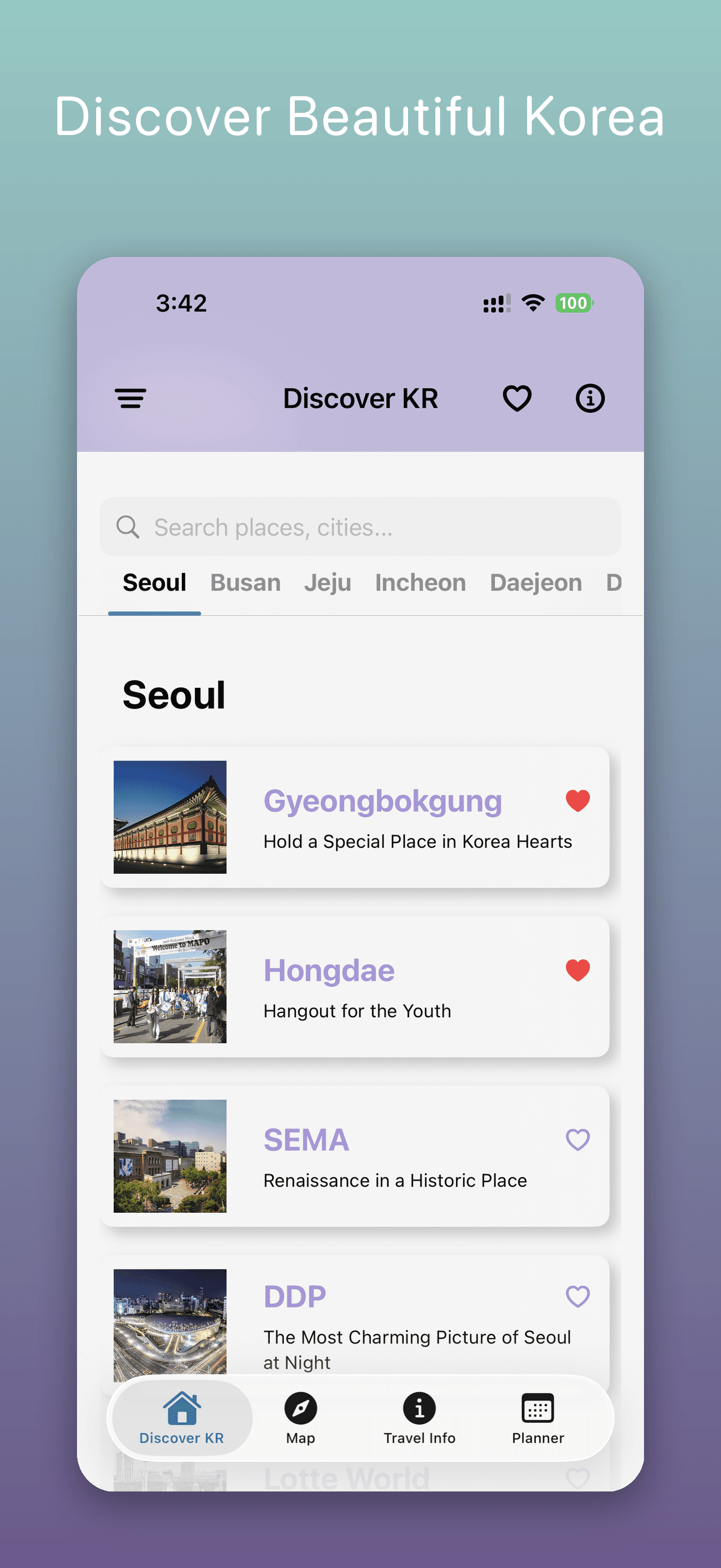 DiscoverKR — 한국 탐색